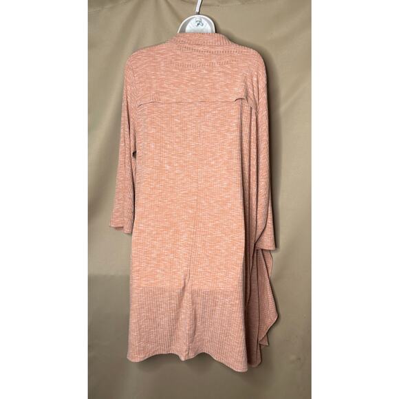 B Collection by Bobeau Orange Ellen Waterfall Ribbed Cardigan XL - Picture 9 of 11